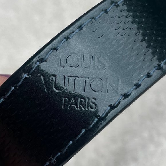LOUIS VUITTON VERNIS Leather Sappora Bracelet 2002  display picture 1